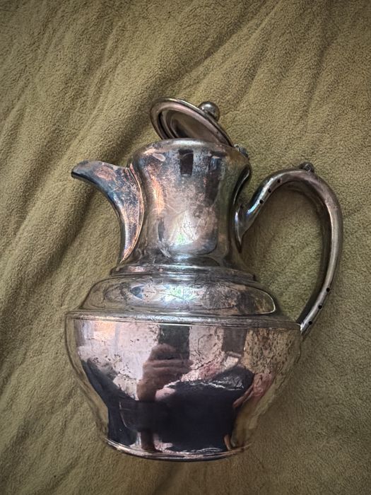 Dzbanek platerowany srebrem Ag Sheffield England  18cm wysokosc 13cm szerokośc
