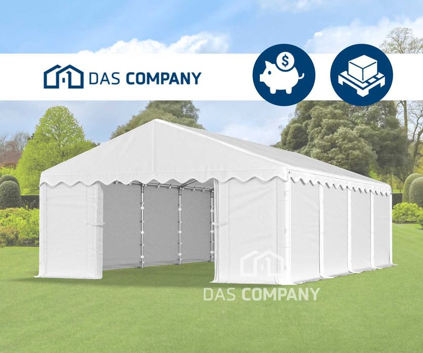 Namiot Magazynowy 4x8x2m Hala Namiotowa Wysyłka Gratis M 240 S