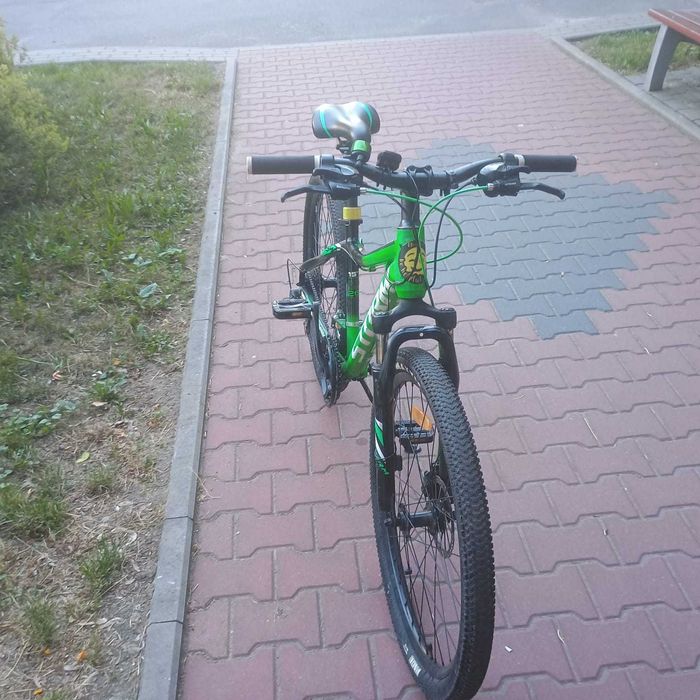 Rower STORM chłopięcy  rama 15 27,5 zielony