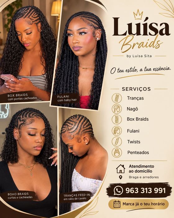 Faço tranças africanas