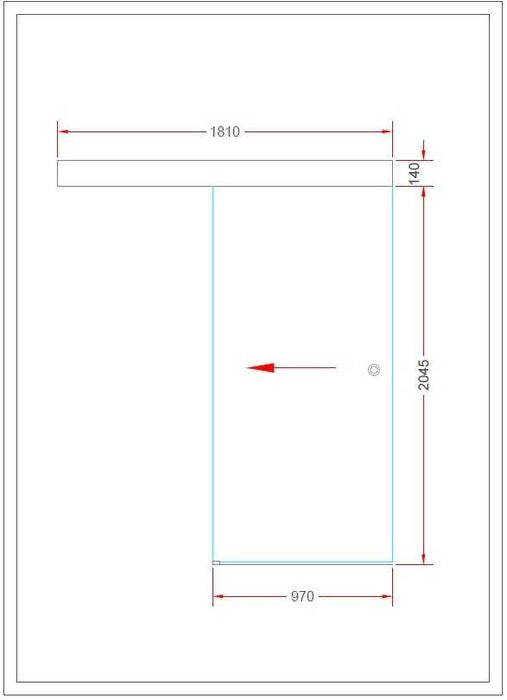 Drzwi szklane przesuwne
