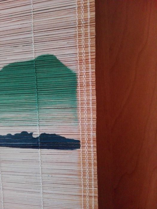 NOWA makatka bambusowa - Wietnam, vintage 120x39 cm.
