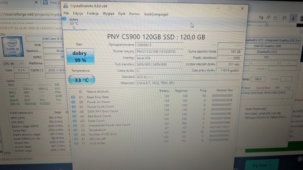 Laptop Lenovo IdeaPad 100