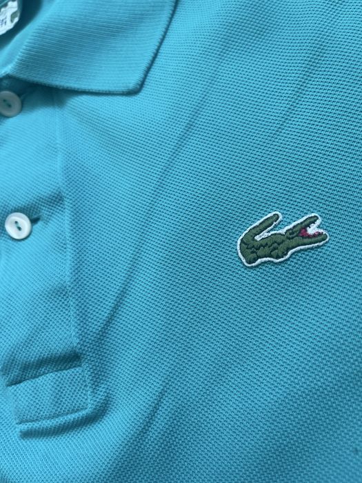 Небесно-блакитне поло Lacoste