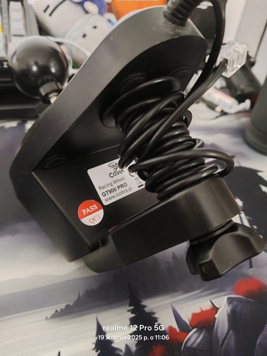 Ігрове кермо Cobra gt900 pro кермо, педалі, коробка, передач.