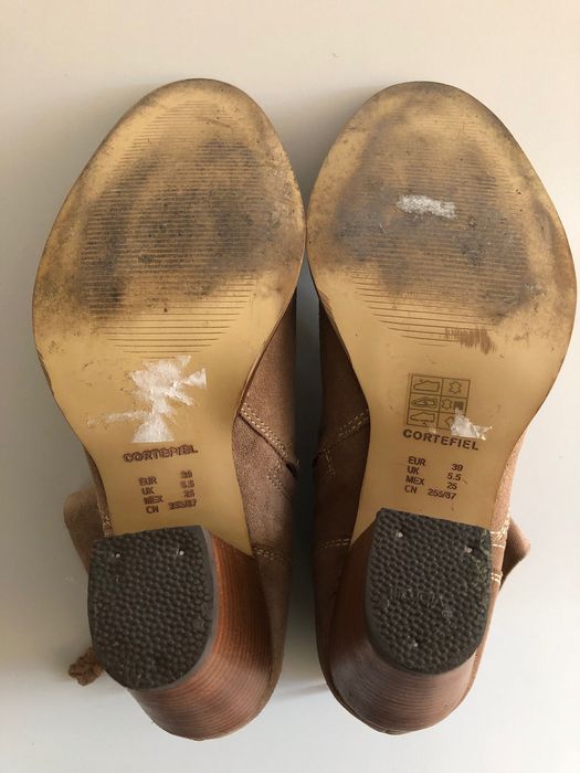 Botins camurça bege | 39 | Cortefiel