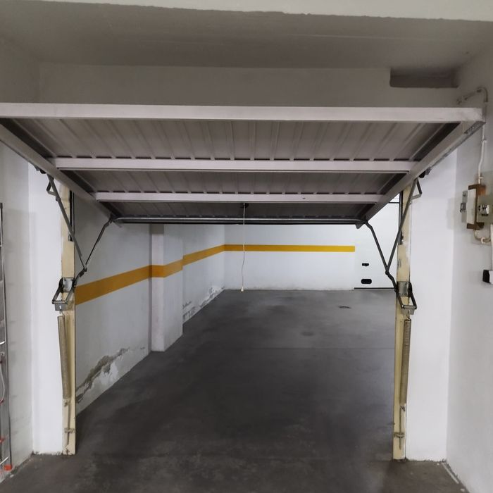 Portao garagem manual