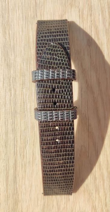 Ремінець для годинника з шкіри ігуани 22мм.