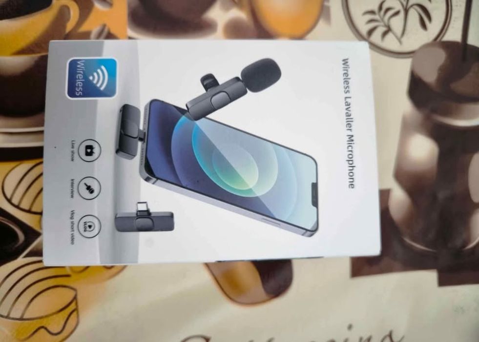 Microfone Lavalier Wireless