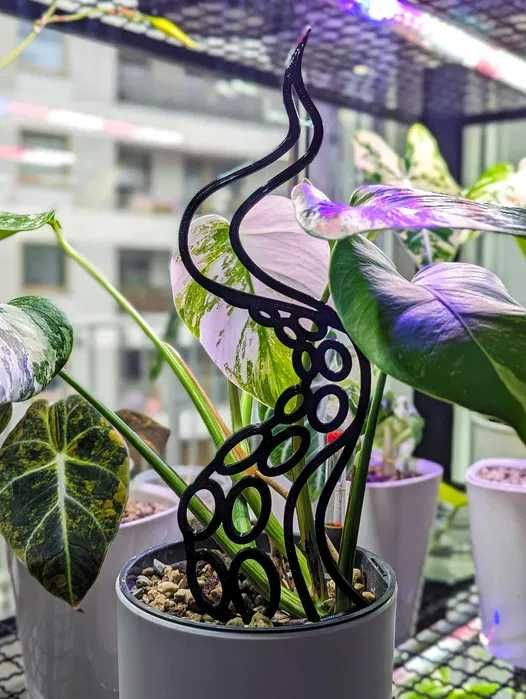 Zestaw podpórek do roślin monstera druk 3d