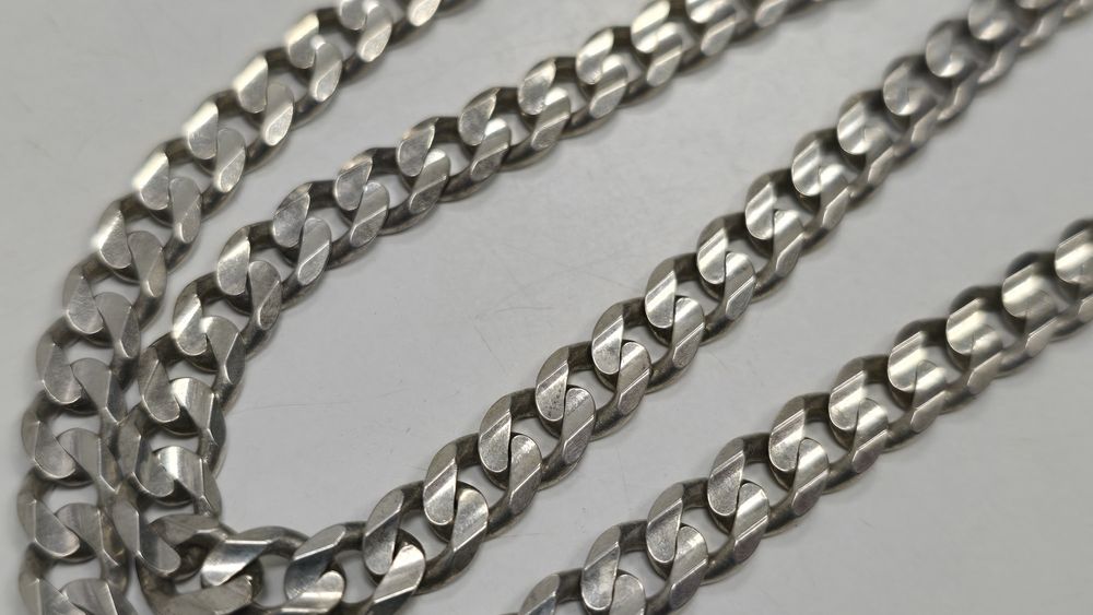 Srebrny łańcuszek 925 pancerka 49cm