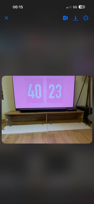 Szafka   RTV biala