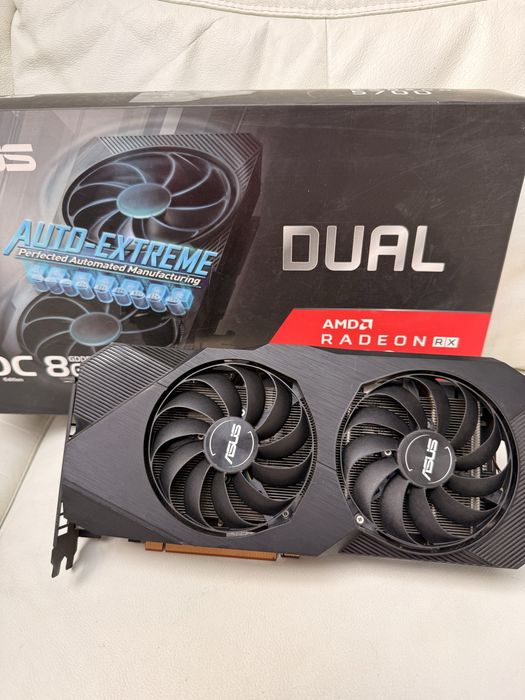 ASUS Dual Radeon RX 5700 8GB GDDR6 EVO + PUDEŁKO - Sprawna, testowana