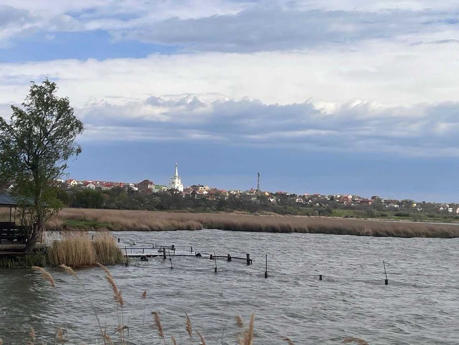Участок 3 сотки на берегу Сухого Лимана — причал и панорамный вид!