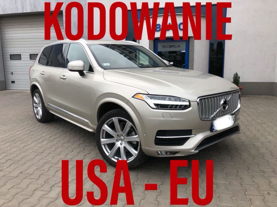 Volvo XC90 S90 V90 XC40 Kodowanie USA EU zmiana regionu