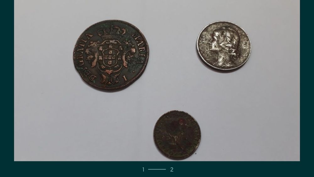 Moedas antigas Portuguesas