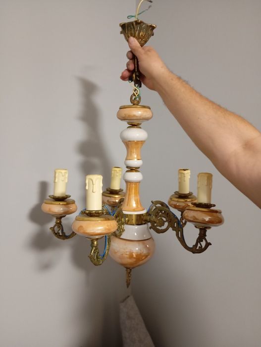 Люстра латунная. СССР