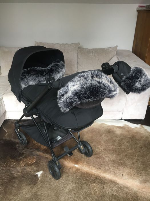 Зимовий конверт чохол на ніжки муфта рукавички cybex mios telas Priam