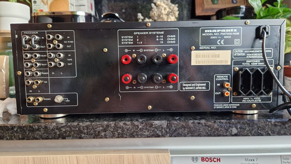 Amplificador Hi-Fi Marantz PM7000 – Som Premium, Construção Clássica!