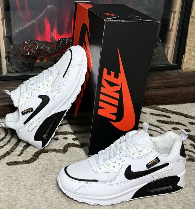 Кросівки Nike Air Max 90 Surplus White/Black  розміри 41-46