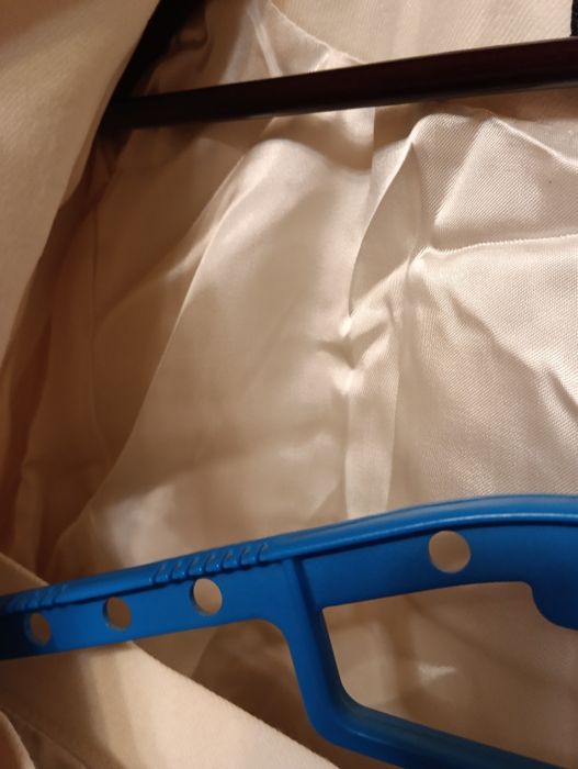 Okazja Garsonka 2 części ecru wełna 100 procent M 38