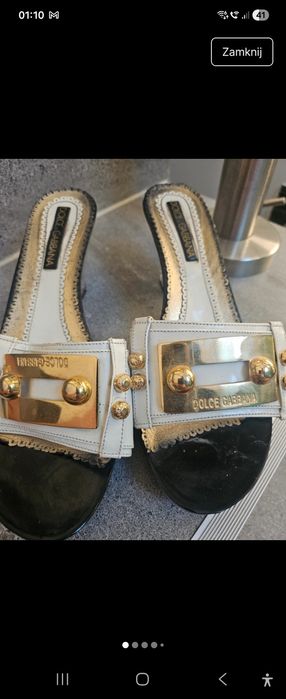 Klapki Dolce Gabbana.