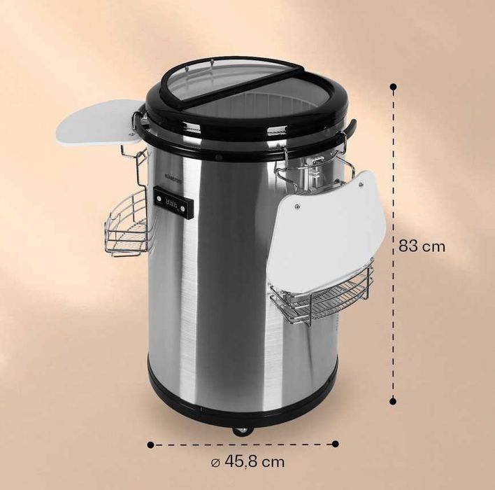 Lodówka barowa  50L. srebrna Klarstein   G-885