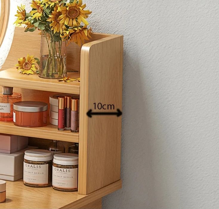 Toaletka biała drewna