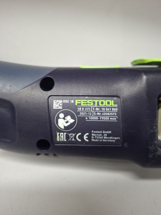 Festool OSC 18  акумуляторний ренрватор Фестул оригінал