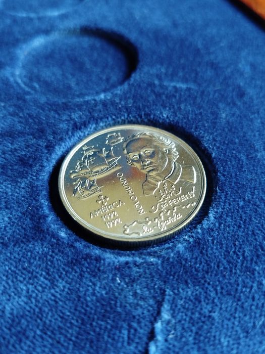 Moeda comemorativa de 200 Escudos- A Descoberta da América