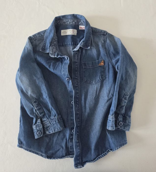 Pack menino 2/3 anos-5 peças- 2tshirt Patrulha Pata+ camisa da Zara+ calções ganga