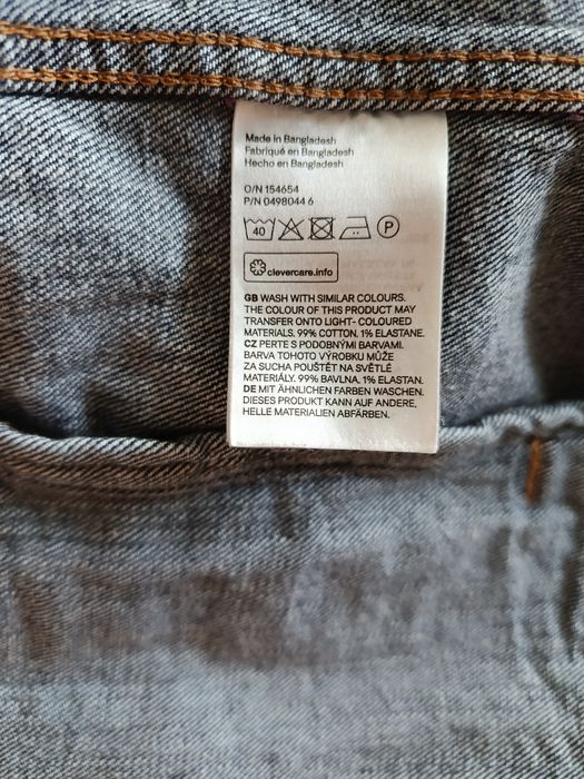 36/38 H&M jeansowa kurtka damska