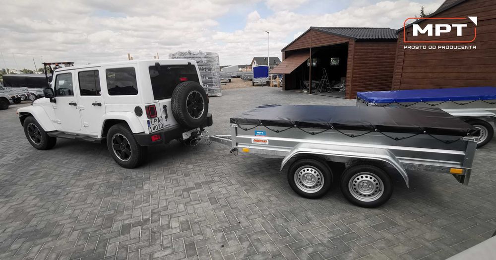 SPAWANA przyczepa DMC 750 kg 253 x 129 x 40 Neptun N7-253 2 rt RUSTIK