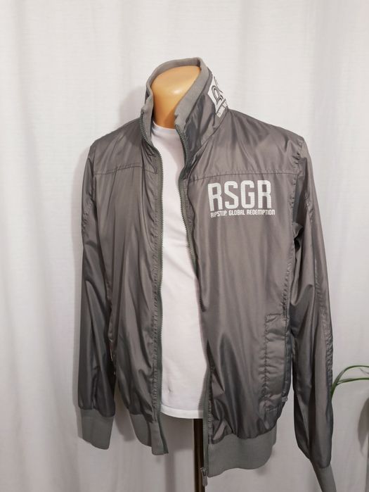 Sg Kurtka wiatrówka męska  M , L  Ripstop szara kurtka M  , L
