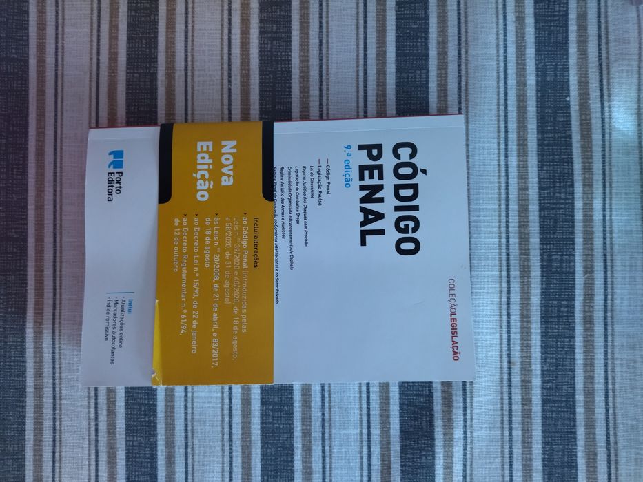Criminal Code, 9th Edition – Porto Editora64283849684097120
