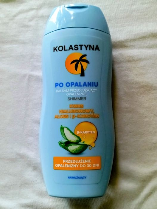 Kolastyna Sun balsam po opalaniu Shimmer przedłużający opaleniznę 200 ml. 2 szt.