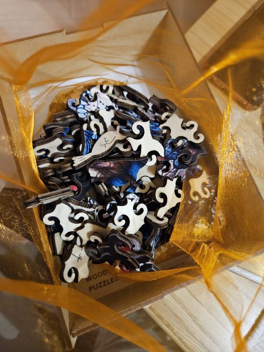 Drewniane puzzle Sowa