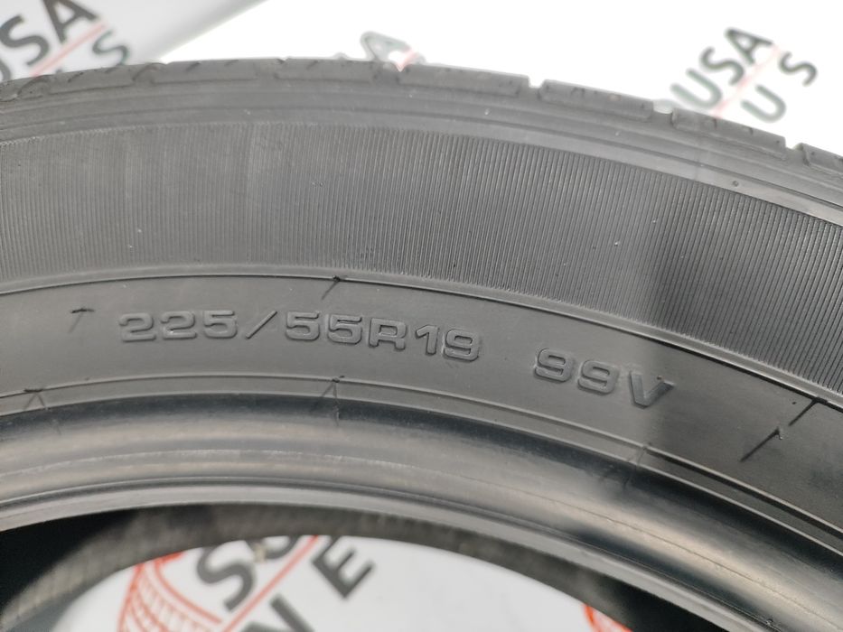 2 pneus semi novos 225-55R19 99v  Good Year - Oferta dos Portes