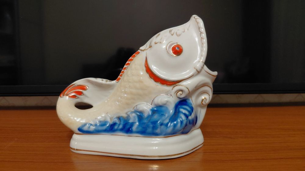 Порцелянова статуетка Рибка Вінтаж Ручна робота