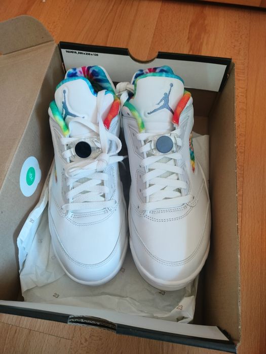 Buty kolekcjonerskie Nike Jordan 5 low golf tie Die