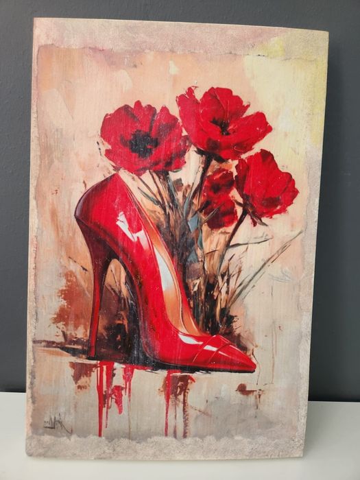 Deska ozdobna z rysunkiem