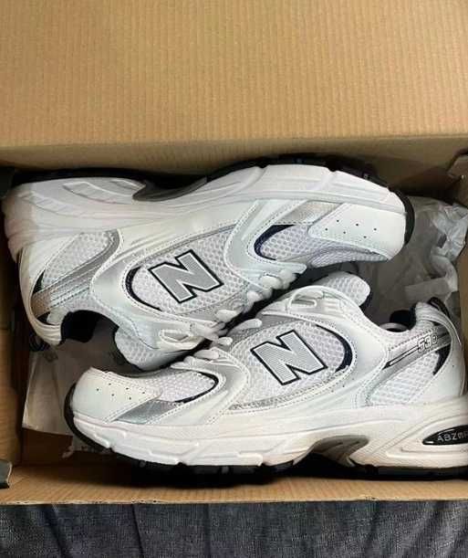 New Balance 530 White Silver Navy R.36