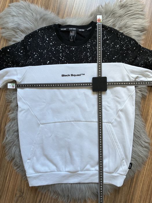 Bluza męska Black Squad czarno-biała S