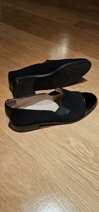 Buty lakierki - LIZARD, rozmiar 39