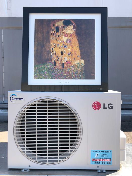 Кондиционер инвертор настенный LG 12 б/у Artcool Panel до 35 м2 гарантия монтаж