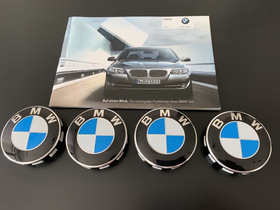 Dekielki do felg BMW 68mm 4 sztuki kapsle logo znaczek