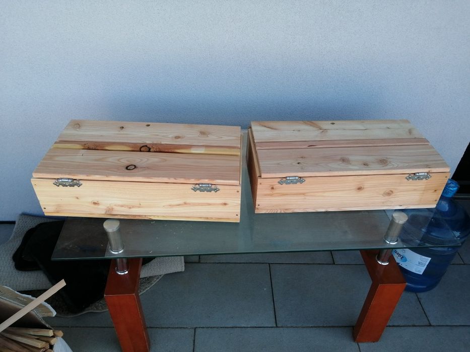 Kufer, skrzynia, schowek drewniany