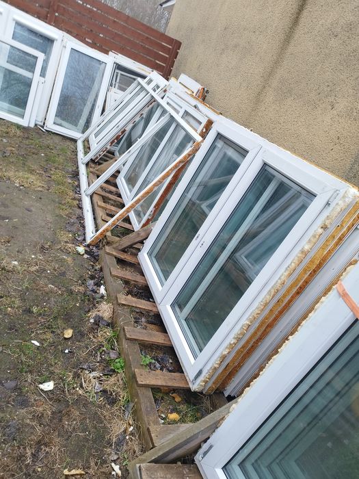 Okno 144x177 1440x1770 duze dwuszybowe plastikowe pcv
