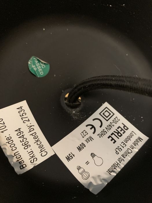 Candeeiro suspenso Habitat