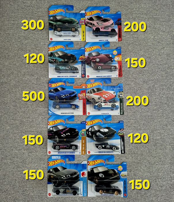 Продаж моделей хот вілс, hot wheels